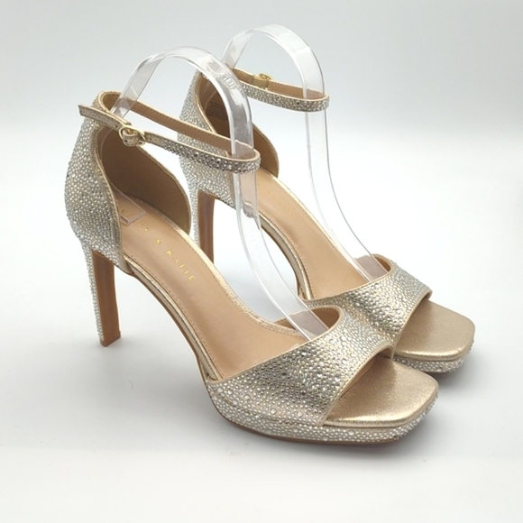 NEW Kelly & Katie Dahlia Platform Sandal Heels Size 9.5 - Picture 5 of 14